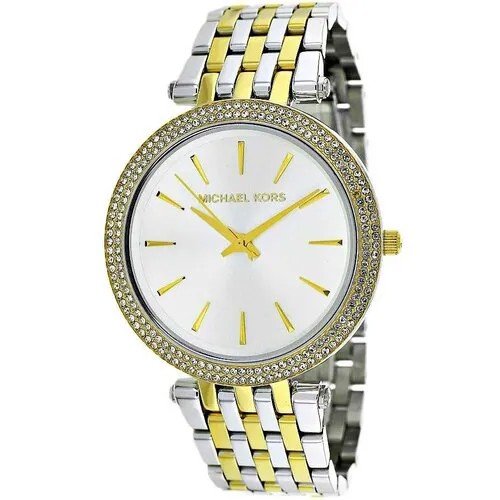 Наручные часы MICHAEL KORS Darci Женские наручные часы Michael Kors Darci со стразами, серебряный, золотой
