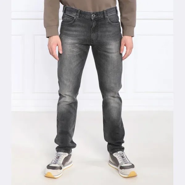 Джинсы узкого кроя j16 Emporio Armani, серый