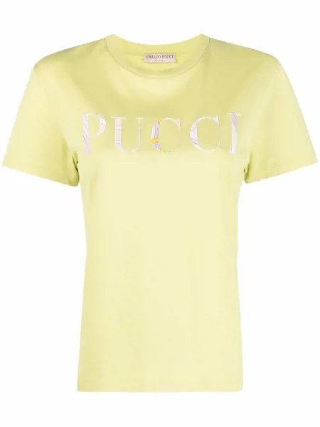 Emilio Pucci футболка с принтом Onde