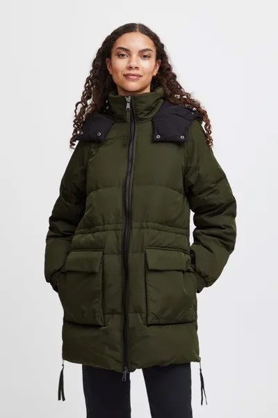 Пуховик b.young Parka BYCRISTEL JACKET 2 20813387, зеленый