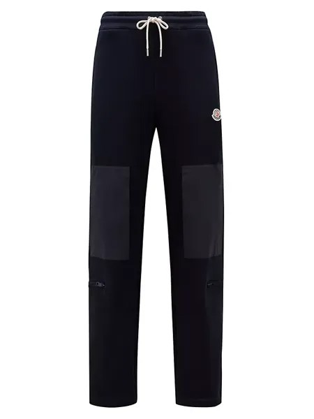 Флисовые спортивные штаны карго Moncler x Billionaire Boys Club Moncler, темно-синий