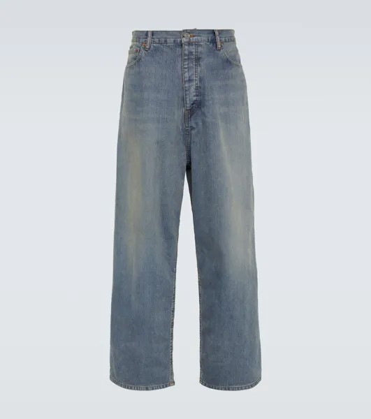 Водонепроницаемые широкие джинсы Balenciaga, синий