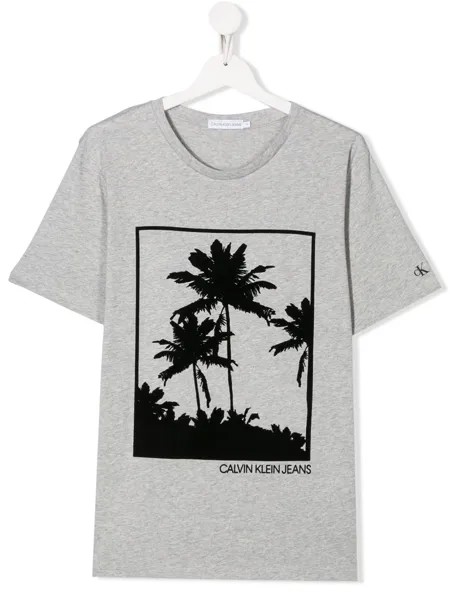 Calvin Klein Kids футболка с принтом