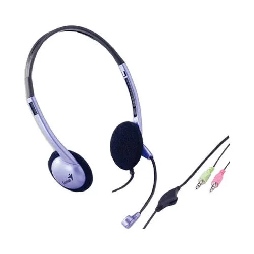 Компьютерная гарнитура Genius HS-02B синий