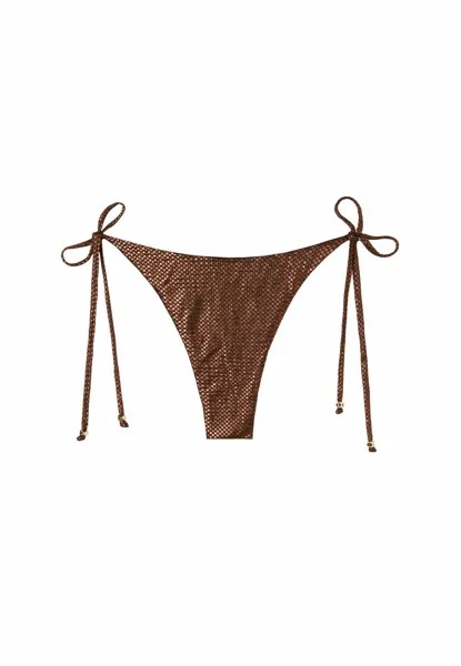 Плавки бикини LIGHT REFLECTIONS Calzedonia, темно-коричневый