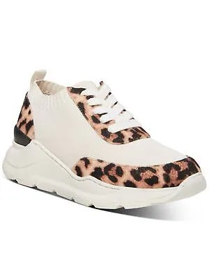 STEVEN Женские бежевые кроссовки с леопардовым принтом 0,5 дюйма на платформе Pari Wedge Athletic Sneakers 5,5 M