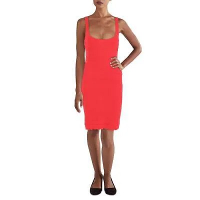 LèRumi Женское красное текстурированное мини-платье без рукавов S BHFO 1582