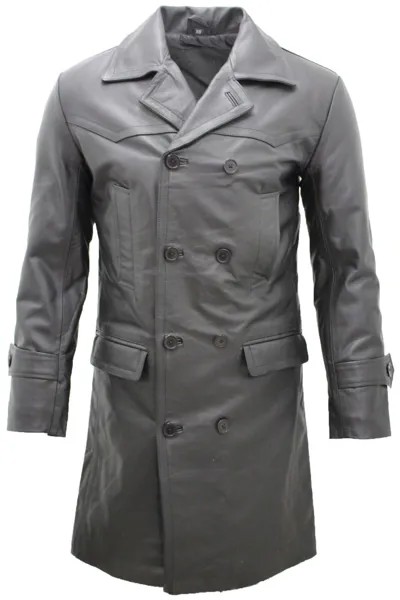 Бушлат из яловой кожи-Dortmund Infinity Leather, черный