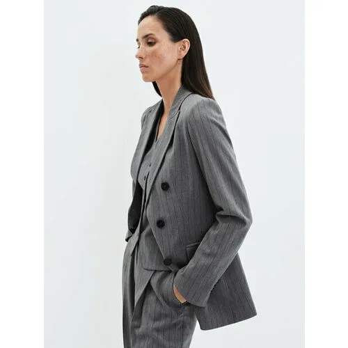 Пиджак Zarina, размер S (RU 44)/170, серый