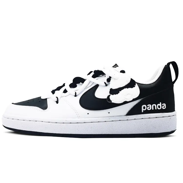 Кроссовки Nike Court Borough Skateboarding Shoes Women's Low-top Black/white, черный/белый