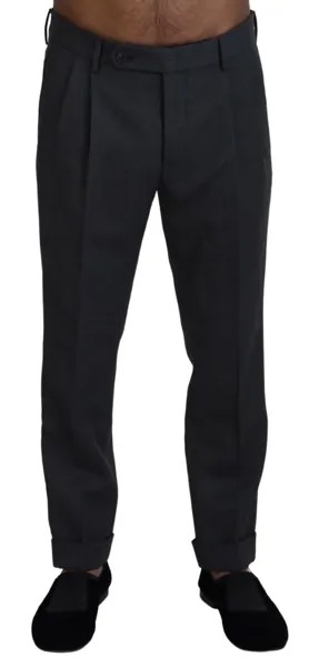 MAURO GRIFONI Брюки темно-серые прямые мужские классические брюки IT50/W36/L 260 долларов США