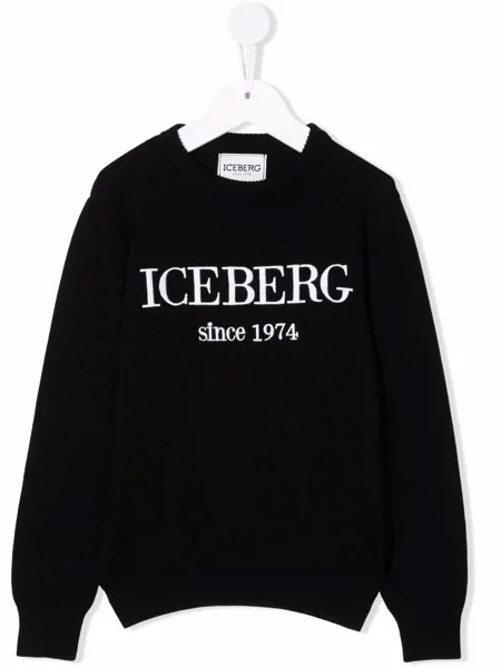 Iceberg Kids толстовка с логотипом