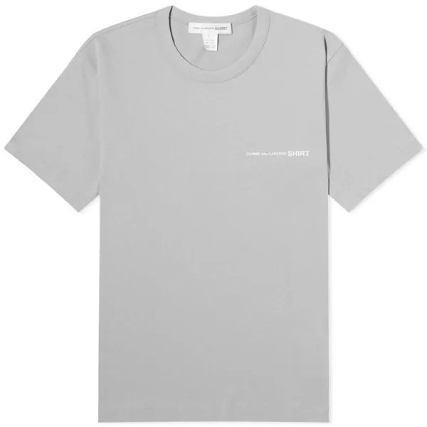 Футболка Comme Des Garçons Shirt Chest Logo T-Shirt, серый