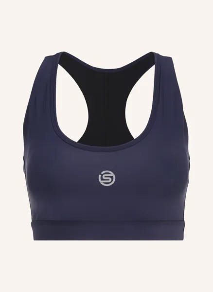 Спортивный бюстгальтер s3 active bra Skins, синий