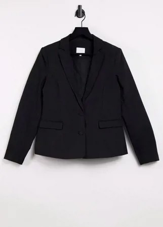 Черный пиджак Vila-Черный цвет