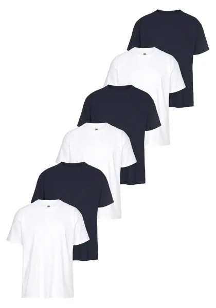 Футболка Fruit of the Loom с круглым вырезом, белый