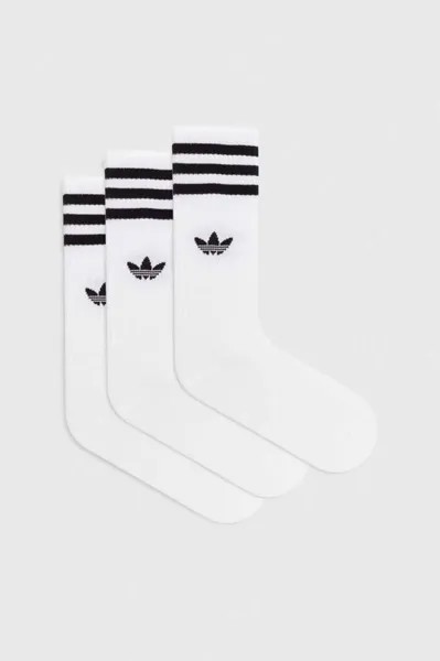 Носки , 3 пары adidas Originals, белый