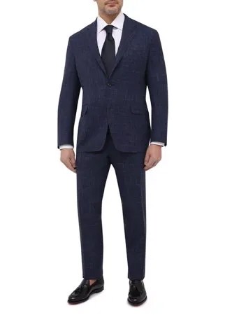 Костюм из шерсти и шелка Canali