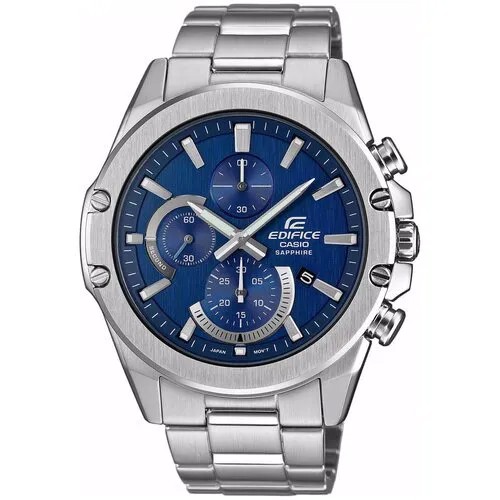 Наручные часы CASIO Edifice EFR-S567D-2A, синий, серебряный