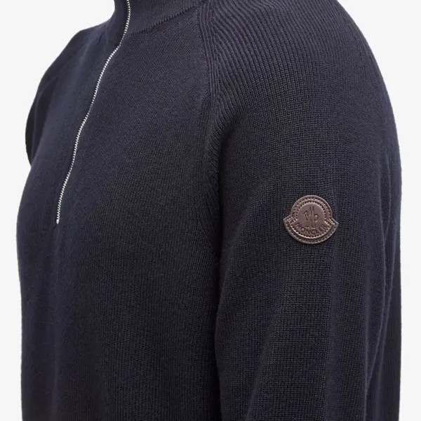 Moncler Трикотажная куртка на молнии, синий