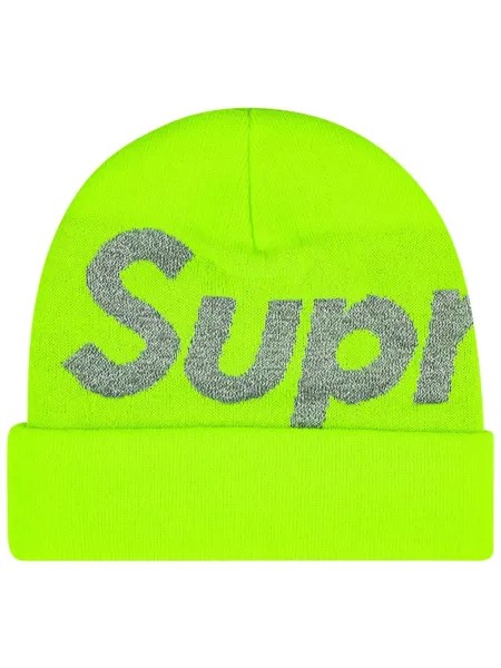 Supreme шапка бини с логотипом