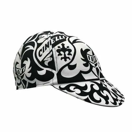 Кепка Cinelli Бейсболка Cinelli Cap Crest - Pastori White/Black, размер OneSize, белый, черный