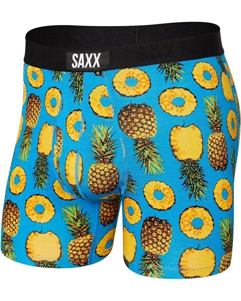 Боксеры SAXX UNDERWEAR Ultra, цвет Polka Pineapple/Blue