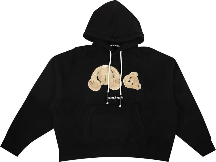 Худи Palm Angels Bear Hoodie 'Black/Brown', черный