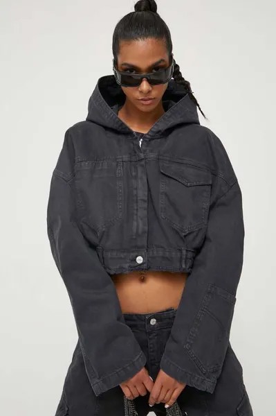 Джинсовая куртка Moschino Jeans, черный