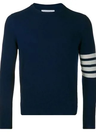 Thom Browne кашемировый джемпер с полосками 4-Bar