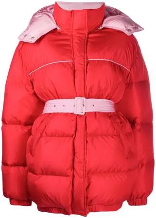 MSGM пуховик с поясом
