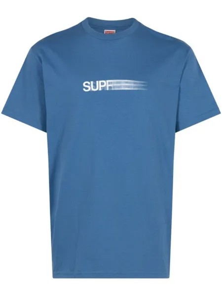 Футболка Motion Logo SS23 - Faded Blue Supreme, синий