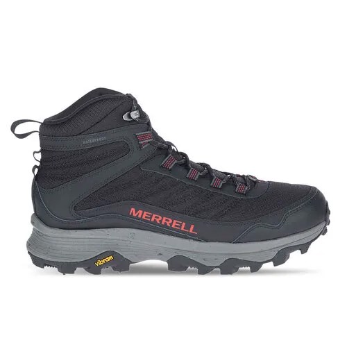 Ботинки хайкеры MERRELL, размер 9.5, черный, серый