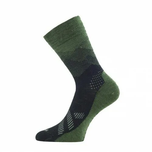 Носки  унисекс Lasting, 1 пара, классические, размер M, зеленый