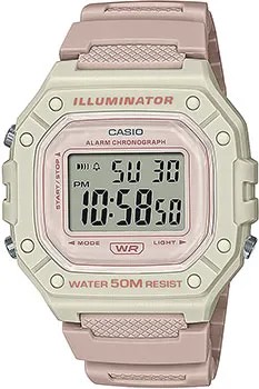 Японские наручные  мужские часы Casio W-218HC-4A2VEF. Коллекция Digital