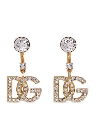 Dolce & Gabbana серьги-подвески с кристаллами