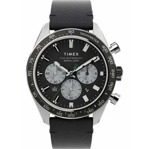 Наручные часы TIMEX Waterbury, черный/серебристый