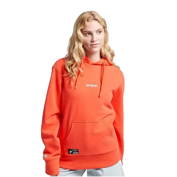 Худи Superdry Code Micro Logo, оранжевый