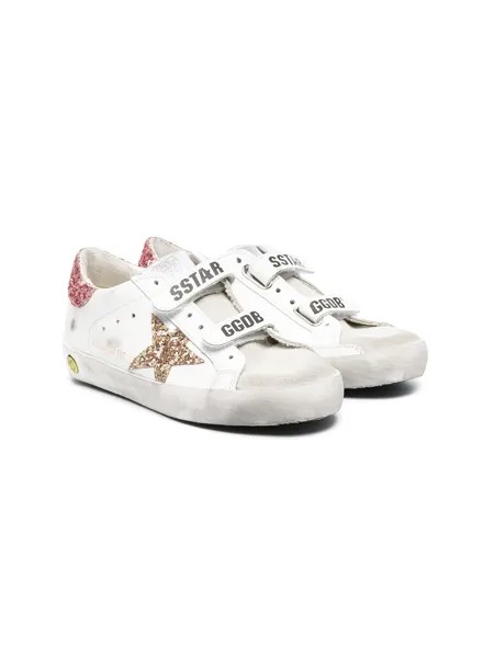 Golden Goose Kids кеды Superstar Glitter