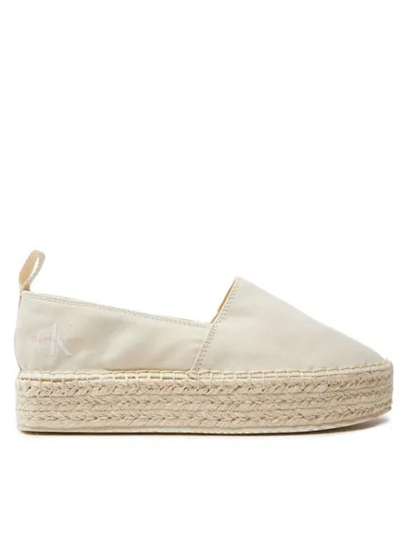 Эспадрильи Platform Espadrille Ml Btw Calvin Klein, экрю