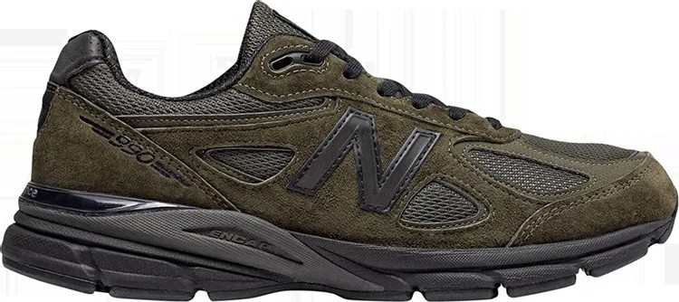 Кроссовки New Balance 990v4 Made in USA 'Military Green', зеленый