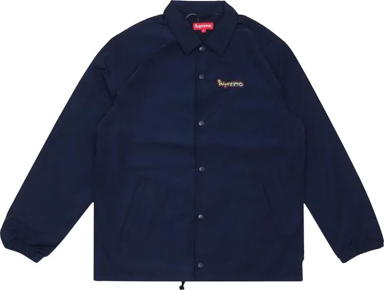 Куртка Supreme Gonz Logo Coaches Jacket 'Navy', синий