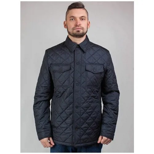 Куртка-рубашка Naviator демисезонная, силуэт прямой, внутренний карман, без капюшона, быстросохнущая, карманы, размер (50)182-100-84, синий