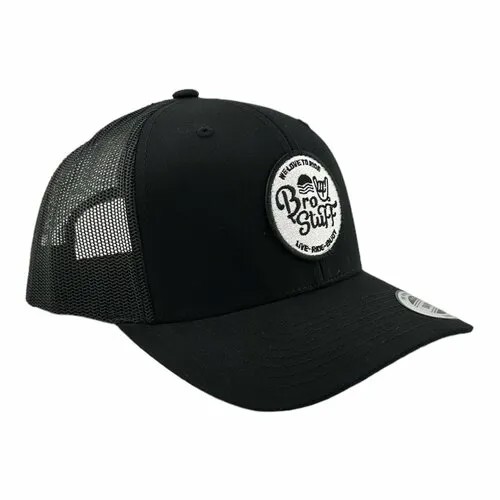 Кепка Bro Stuff BroStuff, размер one size, черный/белый