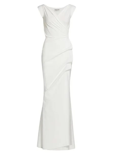 Платье из джерси Egea с короткими рукавами Chiara Boni La Petite Robe, белый
