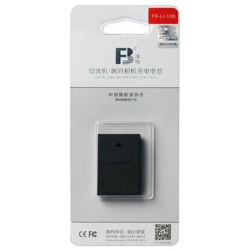 Аккумулятор FB LI-10B для Olympus U300 U400 U410 U500 U600 C770 C60 X-1 X-2