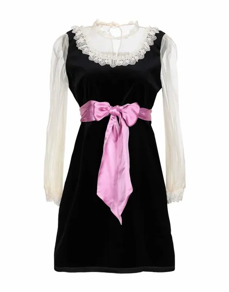 Платье Gucci Short, черный/белый/розовый