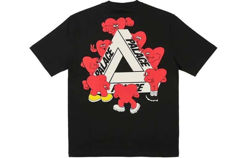 Футболка серии SS24 унисекс черная Palace, черный