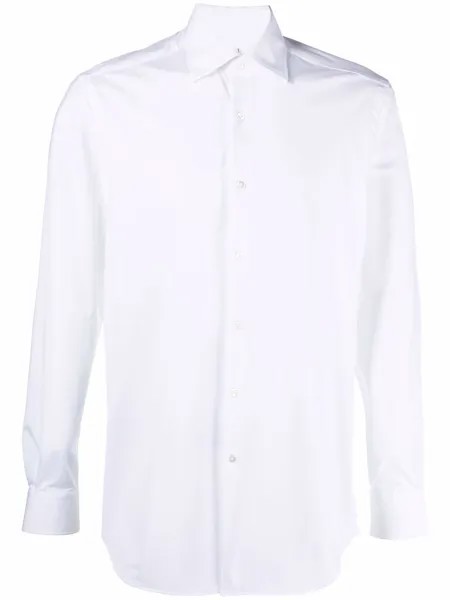 Pal Zileri pointed-collar button-up shirt