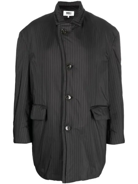 MM6 Maison Margiela куртка на пуговицах, черный